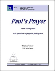 Paul's Prayer SATB choral sheet music cover Thumbnail